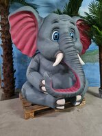 Elepfant cartoon photo booth